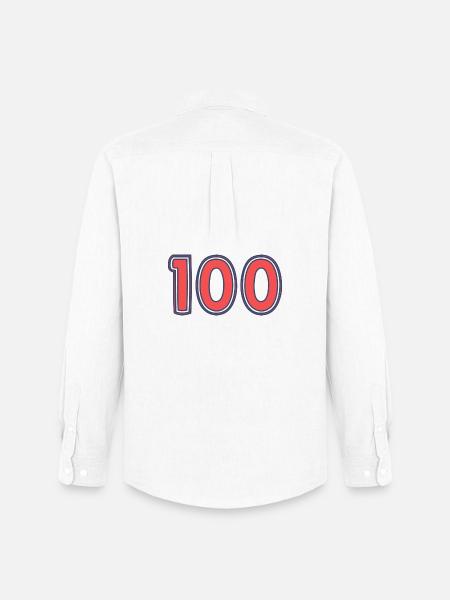 100. 100 YEARS. 100th ANNIVERSARY - Men's Oxford Shirt by Stanley/Stella - white