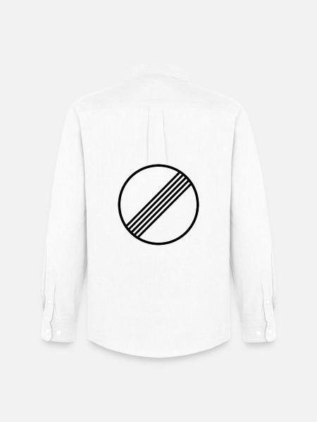 UNLIMITED MOTORWAY GERMANY - Men's Oxford Shirt by Stanley/Stella - white