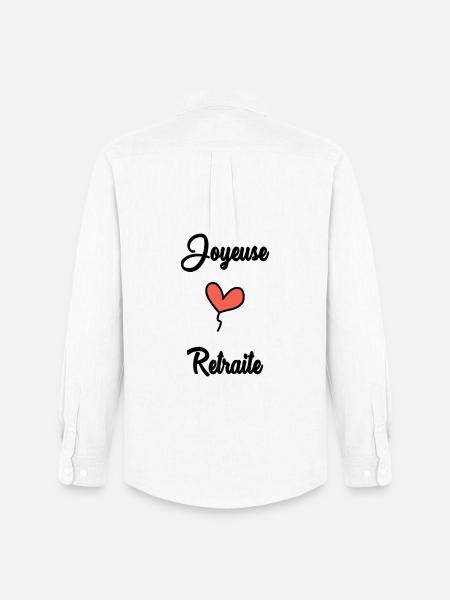COLLEAGUE. START. RETIREMENT - Men's Oxford Shirt by Stanley/Stella - white