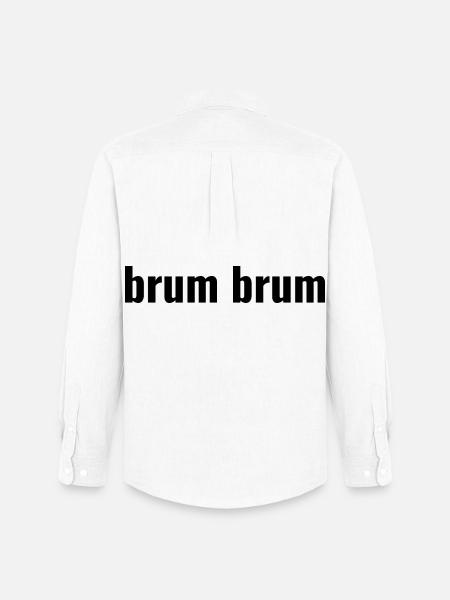 Brum Brum - Chemise Oxford homme Stanley/Stella - blanc