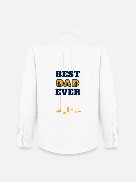 best dad ever - Men's Oxford Shirt by Stanley/Stella - white