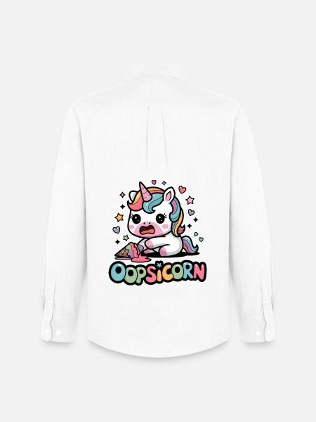 Oopsicorn - Chemise Oxford homme Stanley/Stella - blanc