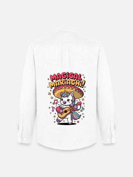 Magical Mariachi - Men's Oxford Shirt by Stanley/Stella - white