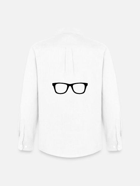 Lunettes - Chemise Oxford homme Stanley/Stella - blanc