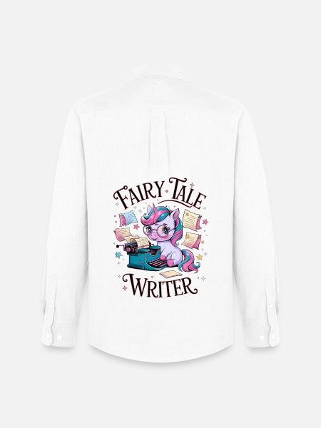 Fairy Tale Writer - Men's Oxford Shirt by Stanley/Stella - white