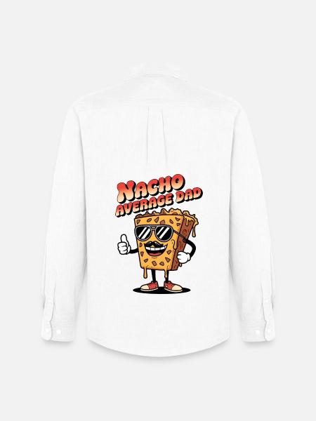 Nacho Average Dad - Men's Oxford Shirt by Stanley/Stella - white