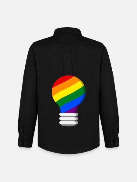 Gay Pride - Men's Oxford Shirt by Stanley/Stella - black