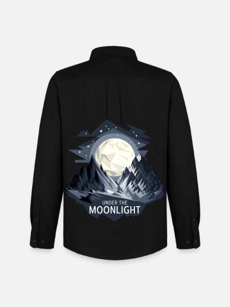 Under The Moonlight - Men's Oxford Shirt by Stanley/Stella - black