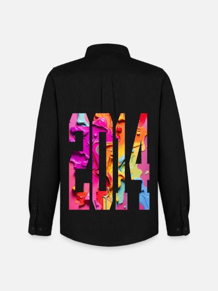 BUNT 12TH BIRTHDAY 2014 - Men's Oxford Shirt by Stanley/Stella - black
