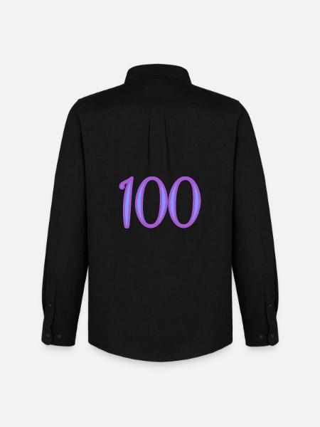 100 - Chemise Oxford homme Stanley/Stella - noir