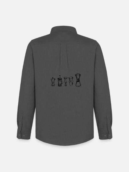 Alternative Coffee - Men's Oxford Shirt by Stanley/Stella - anthracite