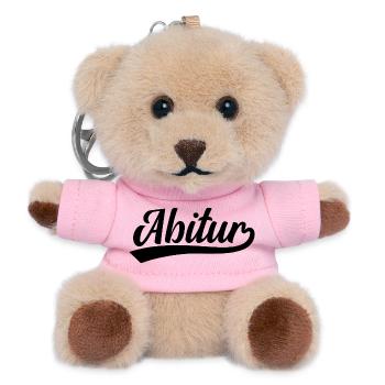 Abitur Abi - Teddy Schlüsselanhänger - Rosa - Vorne