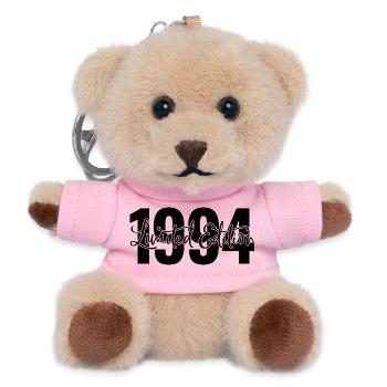 Edition limitée 1994 - Porte-clés ourson - rose - Devant
