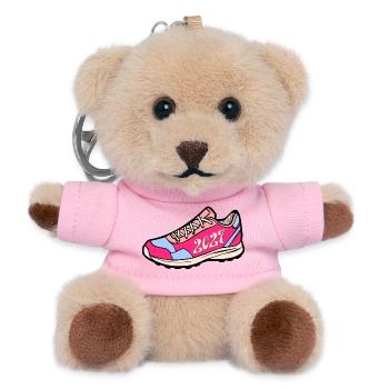 NEUJAHRESVORSÄTZE 2027 - Teddy Schlüsselanhänger - Rosa - Vorne