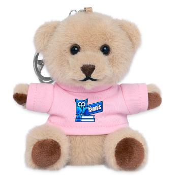 2027_Logo_transparent - Teddy Schlüsselanhänger - Rosa - Vorne
