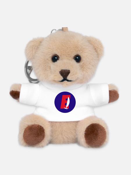 Europe Klassenzeichen - Teddy Schlüsselanhänger - Weiß