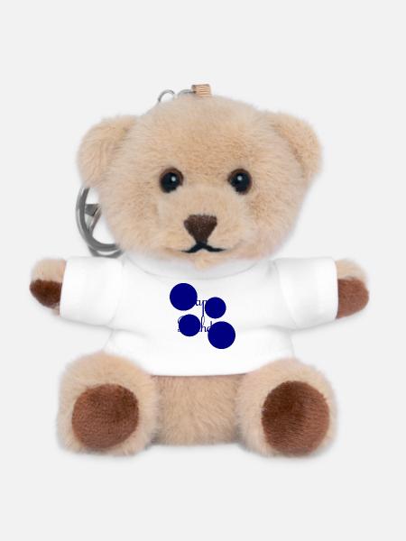 GEBURTSTAG. ALLES GUTE ZUM GEBURTSTAG. ALLES GUTE ZUM GEBURTSTAG. - Teddy Schlüsselanhänger - Weiß