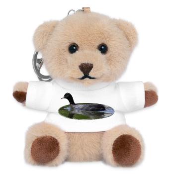 Blässhuhn - Teddy Schlüsselanhänger - Weiß - Vorne
