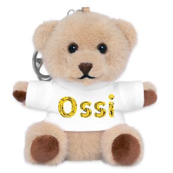Banana Ossi - Teddy Schlüsselanhänger - Weiß - Vorne