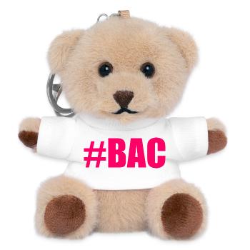 FERRY. BACCALAUREAT. PATENT. DNB. EXAMINATION. WELL DONE - Teddy Keyring - white - Front