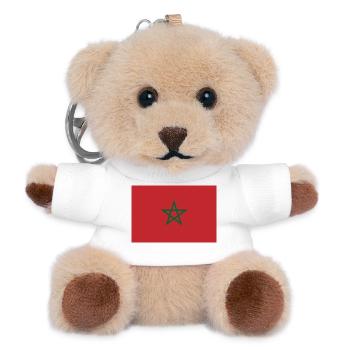 Marokko - Teddy Schlüsselanhänger - Weiß - Vorne