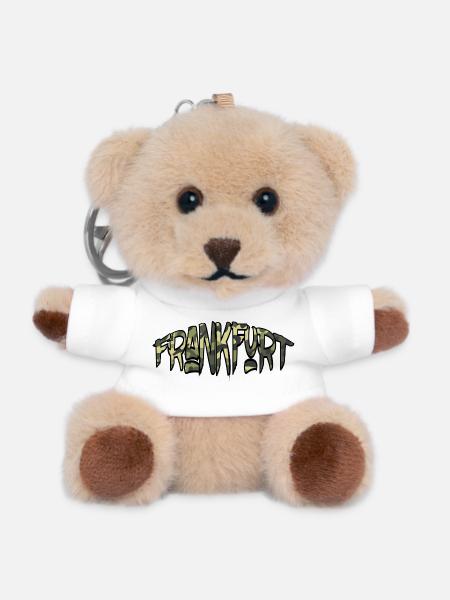 Frankfurt Camouflage - Teddy Schlüsselanhänger - Weiß