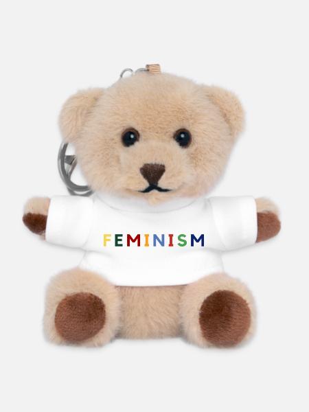 Feminism - Teddy Keyring - white
