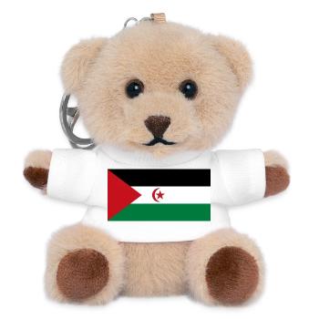 Demokratische Arabische Republik Sahara - Teddy Schlüsselanhänger - Weiß - Vorne