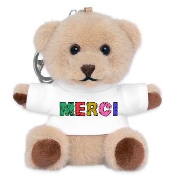 VIELEN DANK. GELIEBTE - Teddy Schlüsselanhänger - Weiß - Vorne