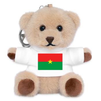 Burkina pectorisch - Teddy Schlüsselanhänger - Weiß - Vorne