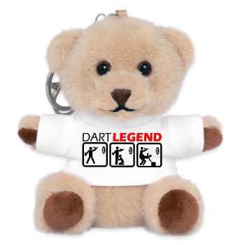 Dart Legend - Teddy Schlüsselanhänger - Weiß - Vorne