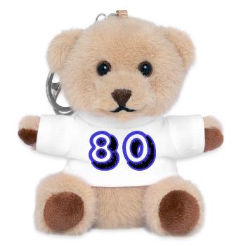 HAPPY BIRTHDAY. HAPPY BIRTHDAY. ANNIVERSARY. - Teddy Keyring - white - Front