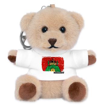 the market town of Mariasdorf in southern Burgenland - Teddy Keyring - white - Front