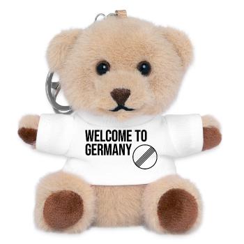 WELCOME TO GERMANY by Unlimited Apparel - Teddy Keyring - white - Front