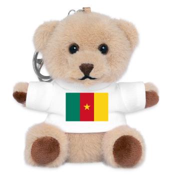 Kamerun - Teddy Schlüsselanhänger - Weiß - Vorne
