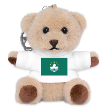 Sonderverwaltungsregion Macao - Teddy Schlüsselanhänger - Weiß - Vorne