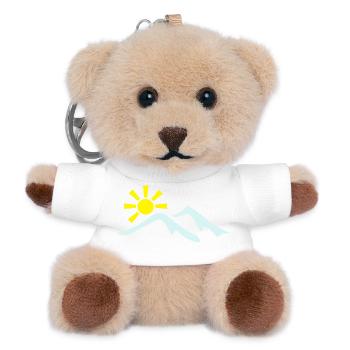 berge - Teddy Schlüsselanhänger - Weiß - Vorne