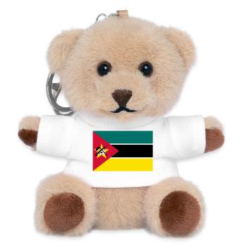 Mosambik - Teddy Schlüsselanhänger - Weiß - Vorne