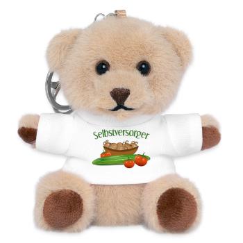 Selbstversorger - Teddy Schlüsselanhänger - Weiß - Vorne