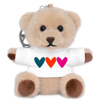 VALENTINSTAG. Junggesellinnenabschied. ICH LIEBE DICH. ICH LIEBE DICH. LIEBE - Teddy Schlüsselanhänger - Weiß - Vorne