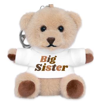 Big Sister - Teddy Schlüsselanhänger - Weiß - Vorne
