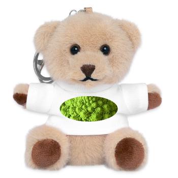 Romanesco-Brokkoli - Teddy Schlüsselanhänger - Weiß - Vorne