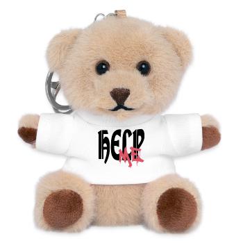 HelpMe - Teddy Schlüsselanhänger - Weiß - Vorne