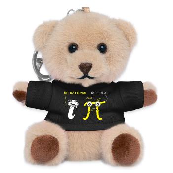 Mathematik Rational Get Real Mathe - Teddy Schlüsselanhänger - Schwarz - Vorne