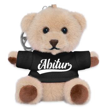 Abitur - Teddy Schlüsselanhänger - Schwarz - Vorne