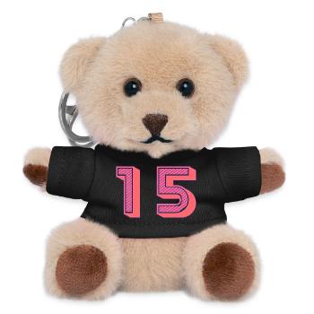 15. 15 YEARS. 15th ANNIVERSARY. 15 YEAR ANNIVERSARY. - Teddy Keyring - black - Front