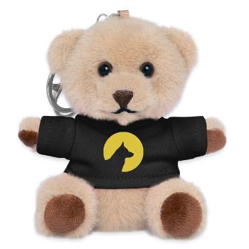 Berger allemand - Porte-clés ourson - noir - Devant