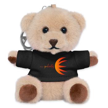 Seelenverwandte Paar Shirt seelenverwandt - Teddy Schlüsselanhänger - Schwarz - Vorne