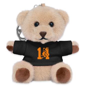 NUMBER 14 BASKETBALL 14TH BIRTHDAY - Teddy Keyring - black - Front