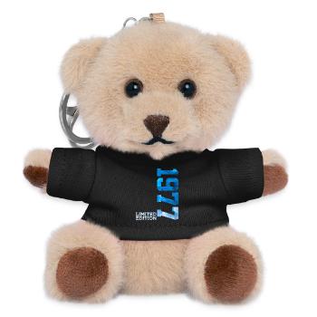 49TH BIRTHDAY LIMITED EDITION 1977 - Teddy Keyring - black - Front